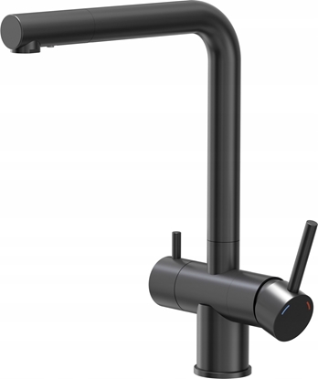 Attēls no Bateria kuchenna Technika Wody ELLEN bateria kuchenna trójdrona pure carbon