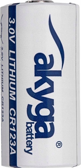 Изображение Bateria litowa CR123A Akyga AKY1235 3V / 1500mAh do 85C