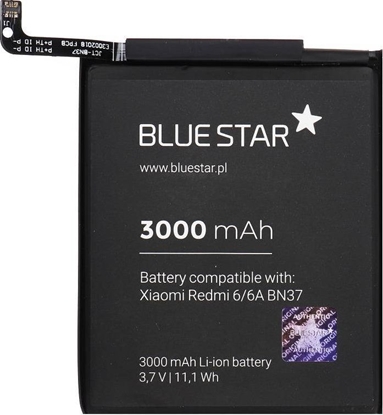 Attēls no Bateria Partner Tele.com Bateria do Xiaomi Redmi 6/6A (BN37) 3000 mAh Li-Ion Blue Star