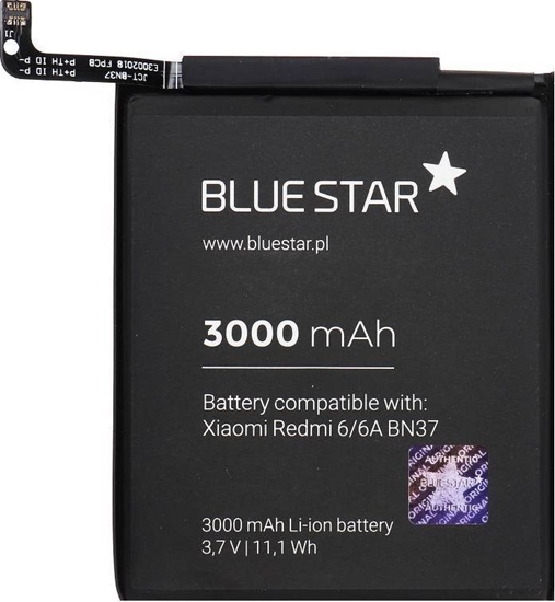 Picture of Bateria Partner Tele.com Bateria do Xiaomi Redmi 6/6A (BN37) 3000 mAh Li-Ion Blue Star