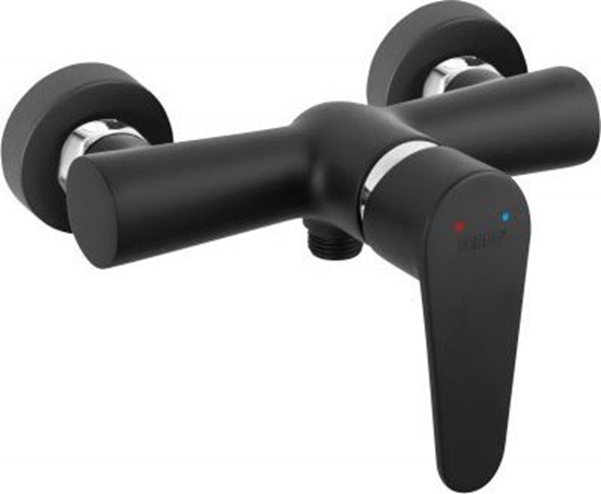 Изображение Bateria prysznicowa Ferro Algeo czarny (BAG7BL)