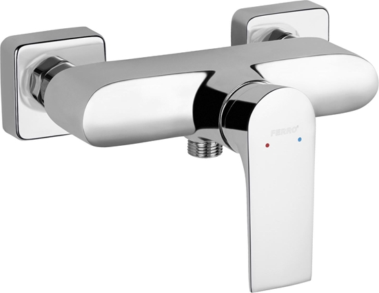 Picture of Bateria prysznicowa Ferro Algeo Square chrom (BAQ7)