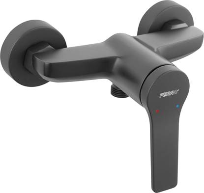 Изображение Bateria prysznicowa Ferro BSC7BL BAT. STRATOS CZARNY NATRYSKOWA BEZ NATRYSKU // BF.BSC7BL