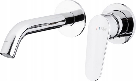 Изображение Bateria umywalkowa KFA BATERIA OTAVA, UMYWALKOWA, PODTYNKOWA, CIENNA, CHROM