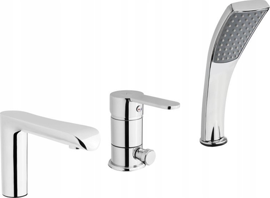 Изображение Bateria wannowa Sourcing 3- HOLE BATH TUB MIXER SIROS CHROME