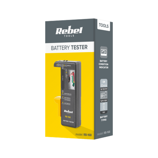 Picture of Bateriju testeris Rebel RB-168