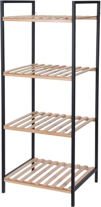 Picture of Bathroom Solutions Rega azienkowy 4-poziomowy póka szafka bambus uniwersalny