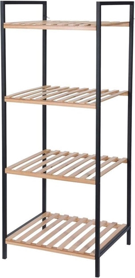 Picture of Bathroom Solutions Rega azienkowy 4-poziomowy póka szafka bambus uniwersalny