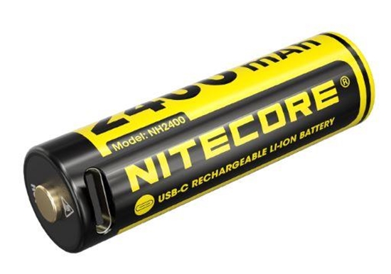 Picture of BATTERY RECH. LI-ION AA 1.5V/4PACK NH2400 NITECORE