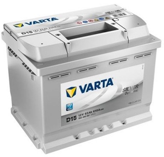 Picture of BATTERY VARTA SD 563400061 D15 63AH/610A