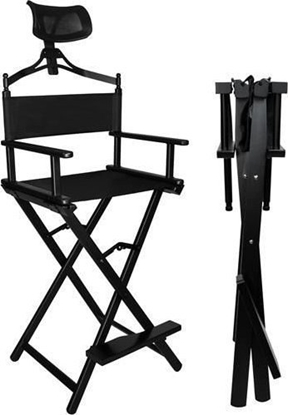 Attēls no Beautylushh Krzeso do makijau aluminiowe z zagówkiem