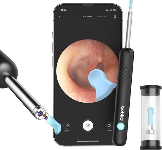 Изображение Bebird Otoskop z kamer do czyszczenia uszu Bebird R1 (czarny)
