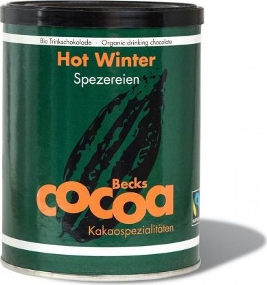 Picture of BECKS COCOA Czekolada do picia Hot Winter Fair Trade Bezglutenowa Bio 250g - Becks Cocoa