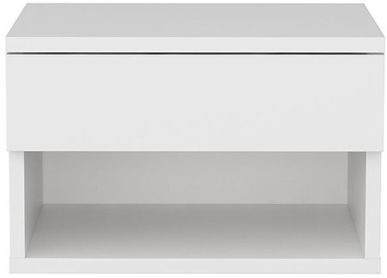 Picture of BEDSIDE TABLE WHITE 29X44.6X31.9CM
