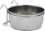 Picture of Beeztees Beeztees 653451, Dog, Stainless steel, Black, Silver, Pet feeding bowl, Monochromatic, 0.6 L