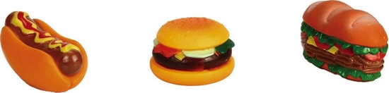 Изображение Beeztees BEEZTEES ZABAWKA VINYL KANAPKI MIX         (HOT-DOG, KANAPKA, HAMBURGER)  11x4.5x6cm