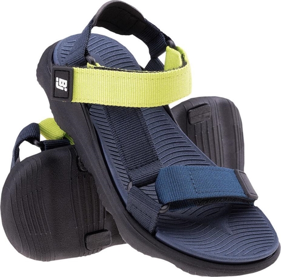 Picture of Bejo SANDAY I KLAPKI MILERI JR DARK SAPPHIRE/REFLECTING POND/LIME GREEN 33