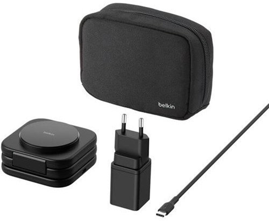 Picture of Belkin Boost Charge PRO Qi2 3in1 magn.fold.trav.Charg. WIZ024vfBK