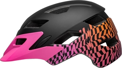 Picture of Bell Kask juniorski BELL SIDETRACK Rozmiar kasku: Uniwersalny(50-57 cm), Wybierz kolor: Wavy Checks Matte Pink