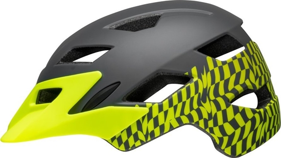Изображение Bell Kask juniorski BELL SIDETRACK Rozmiar kasku: Uniwersalny(50-57 cm), Wybierz kolor: Wavy Checks Matte Retina Sear