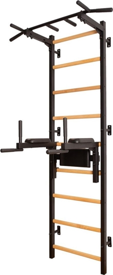 Изображение BenchK Drabinka gimnastyczna z drkiem i porcz do wicze (830580)
