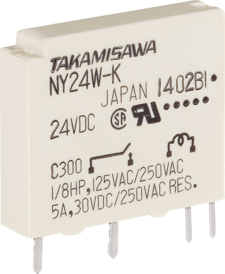 Изображение Benedict Takamisawa NY-24W-K-IE Printrelæ 24 V/DC 5 A 1 x sluttekontakt 1 stk