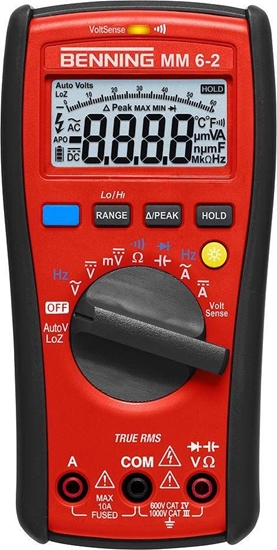 Picture of Benning Miernik uniwersalny BENNING MM 6-2, cyfrowy z akcesoriami