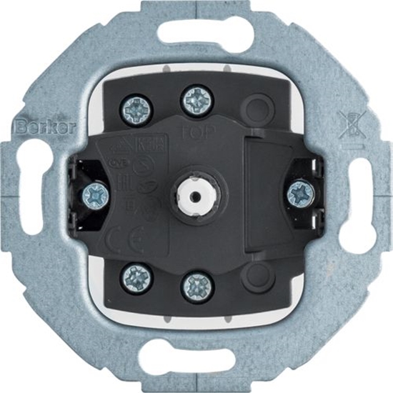 Изображение Berker cznik obrotowy uniwersalny, schodowy, mechanizm, zaciski rubowe (387603)