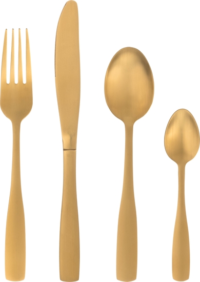 Picture of Berlinger Haus MAKU stalo ranki rinkinys CHAMPAGNE GOLD, 16 dali