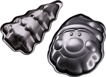 Picture of Berlinger Haus Zestaw 2 witecznych form do pieczenia Mikoaj Choinka Berlinger Haus BH-6950