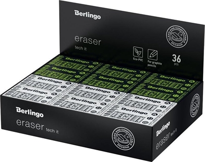Attēls no Berlingo Gumka prostoktna Tech it (36szt)