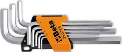 Изображение Beta Tools KOMLET KLUCZY IMBUSOWY ''HEX'' TYP L 2-10MM DUGIE 8 SZTUK