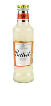 Picture of Bezalkoholisks dzēriens BRITVIC Ginger beer ar cukuru un saldinātājiem, stiklā, 0.2l