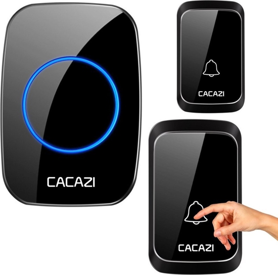 Picture of Bezprzewodowy Dzwonek Wodoszczelny 25 Melodii 3 Poziomy Gonoci LEAN