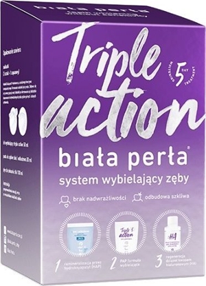 Изображение Biaa Pera Triple Action system wybielajcy zby