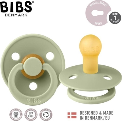 Изображение BIBS COLOUR 1 PACK SAGE S Smoczek Uspokajajcy kauczuk Hevea