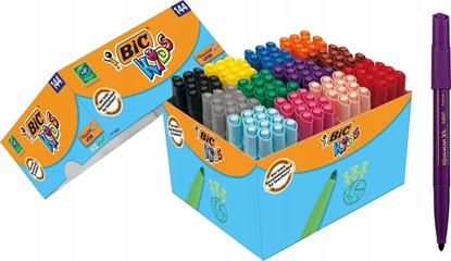 Attēls no Bic BIC 107457, Medium, Bullet tip, Multicolour, Round, 144 pc(s), Cardboard box