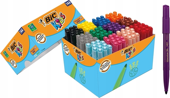 Picture of Bic BIC 107457, Medium, Bullet tip, Multicolour, Round, 144 pc(s), Cardboard box
