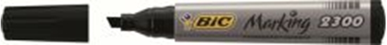 Изображение Bic marker permanent 2300 kocówka cita czarny