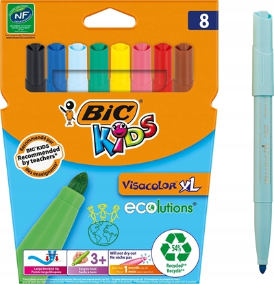 Picture of Bic PISAKI 8KOL KIDS VISACOLOR XL BC PUD