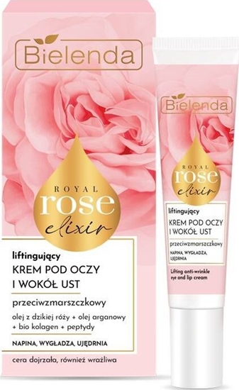 Picture of Bielenda Bielenda Royal Rose Elixir przeciwzmarszczkowy krem liftingujcy pod oczy i wokó ust 15ml