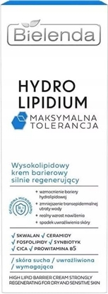 Attēls no Bielenda Hydro Lipidium Wysokolipidowy krem barierowy silnie regenerujcy 50ml