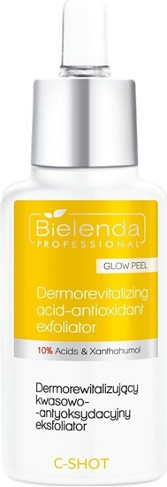 Изображение BIELENDA PROFESSIONAL_C Shot Glow Peel dermorewitalizujcy kwasowo - antyoksydacyjny eksfoliator 10% 30ml