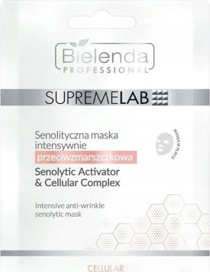 Изображение BIELENDA PROFESSIONAL_SupremeLab senolityczna maska intensywnie przeciwzmarszczkowa 1szt