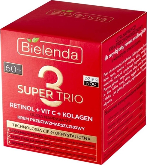 Picture of Bielenda Super Trio 60+ Ultra naprawczy krem przeciwzmarszczkowy na dzie i noc 50ml