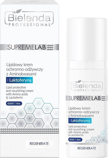 Изображение Bielenda SupremeLab Regenerate lipidowy krem ochronno-odywczy z Aminokwasami i Laktoferyn 50ml