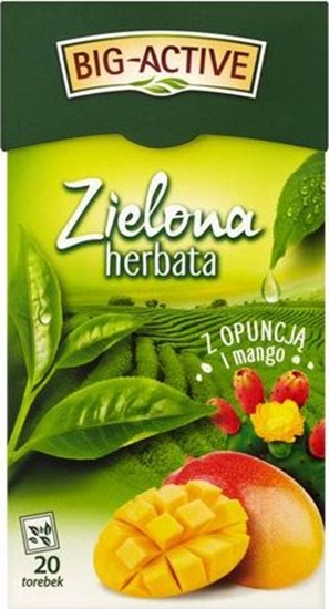 Picture of Big Active Herbata zielona opuncja i mango 20 torebek