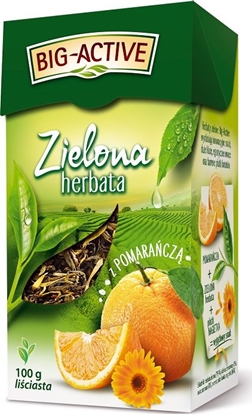 Attēls no Big Active HERBATA ZIELONA Z POMARACZ LI BIG-ACTIVE 100G 17453044