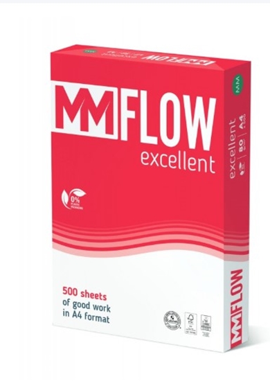 Picture of Biroja papīrs MM FLOW excellent, A4, 80 g/m2, 500 loksnes, A klases