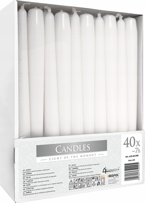 Attēls no Bispol wieca stoowa stoek BISPOL 7H 24,5CM S30-40 BIAA 40szt.